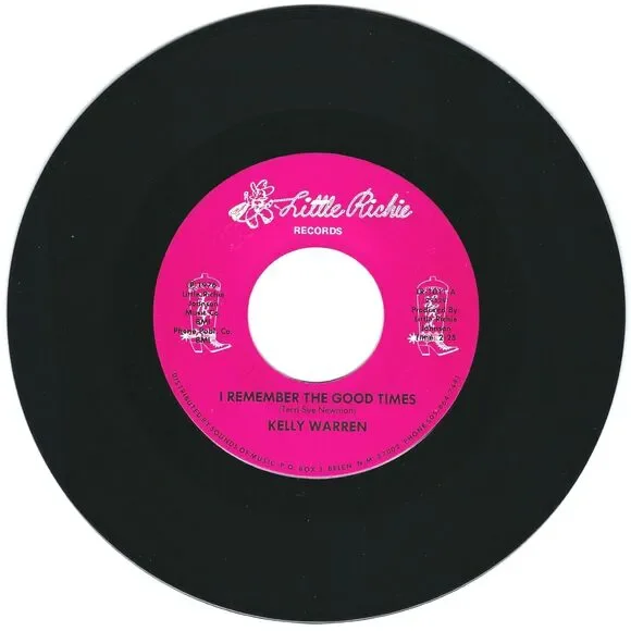 Kelly Warren 45 RPM - I Remember The Good Times / I'm Sorry Baby - Little Richie - Picture 1 of 2